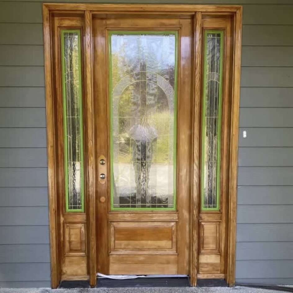 front door painting Oak Harbor